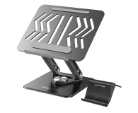 Podkładka chłodząca pod laptopy Wozinsky Podstawka pod laptopa tablet 360 aluminiowa WRS-CPY84SB
